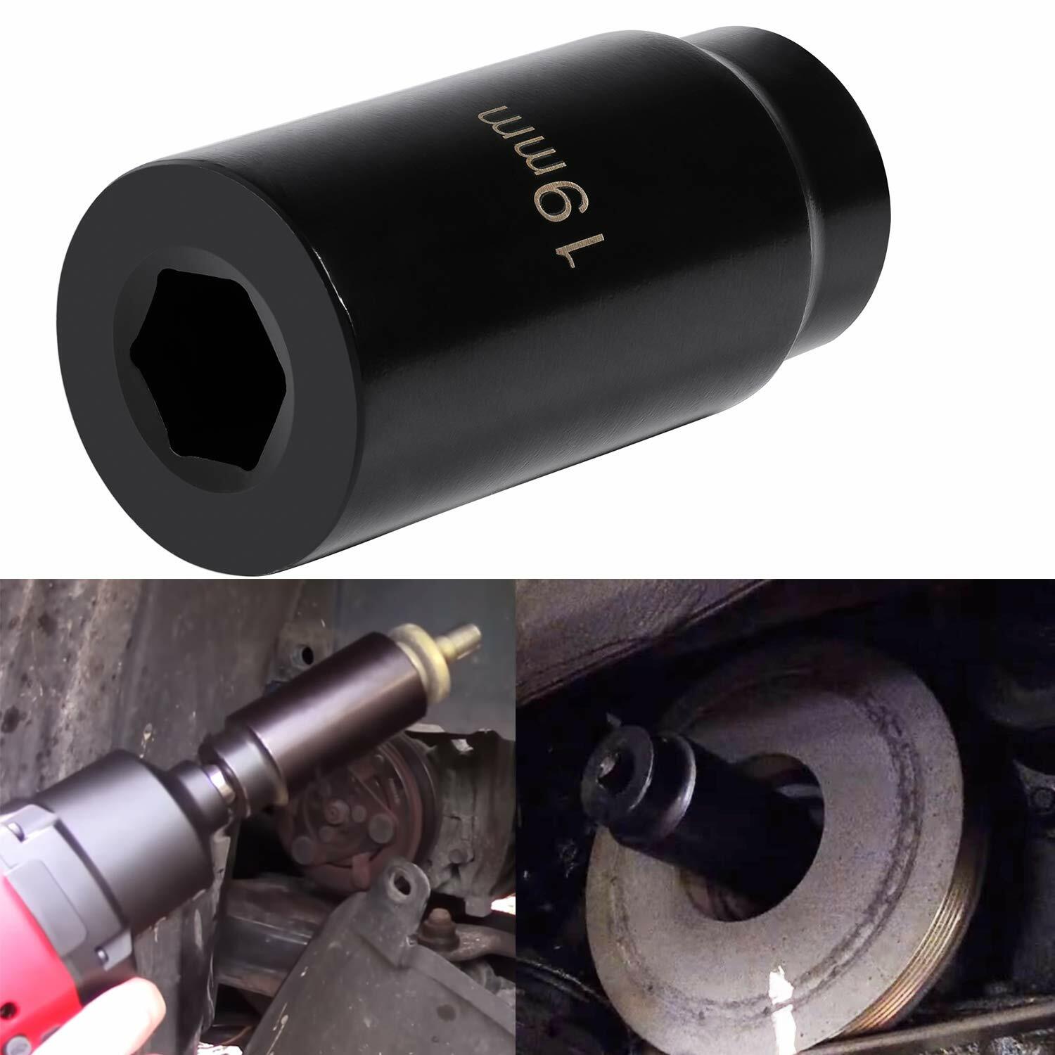 19mm Harmonic Balancer Socket & 50mm Crankshaft Pulley Wrench for Honda/ Acura