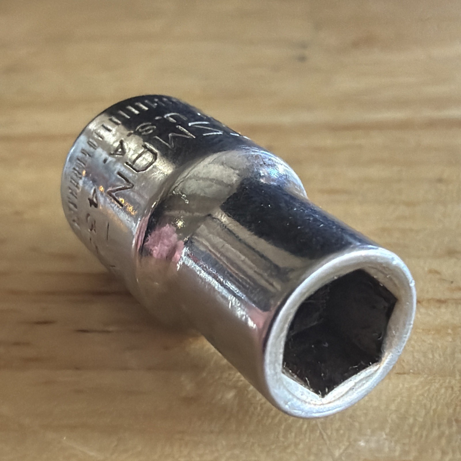 Craftsman 6mm Shallow Socket 1/4″ Drive 6 Point V Series 43502 Made in USA