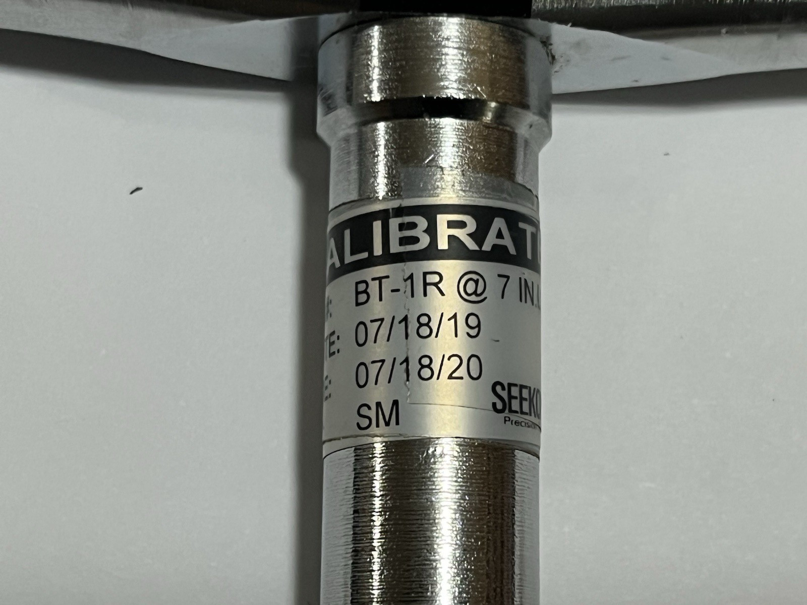Seekonk BT-1R 1/4 Drive T-Handle Torque Screwdriver 7 In/Lbs w Certificate USA
