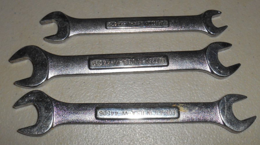 Lot of 9 Craftsman Wrenches VA – V – VV Series All Forged In USA