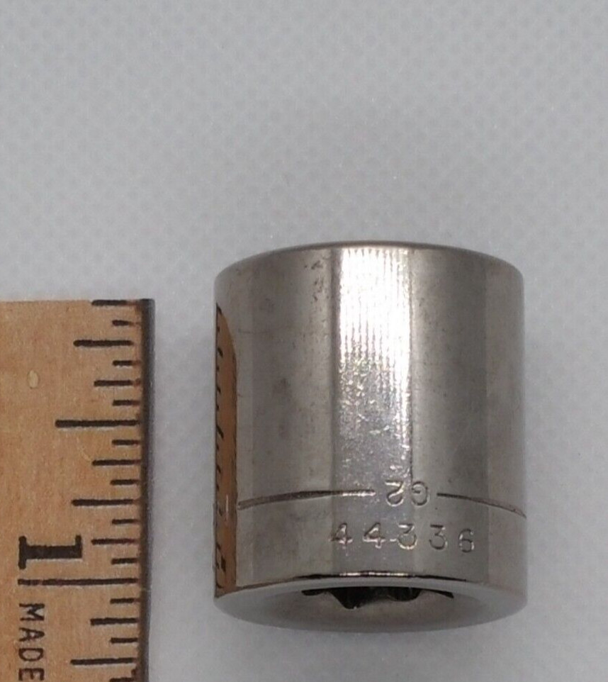Craftsman 3/8″ Drive 11/16″ 12 Point Shallow Socket SAE G2 44336 USA NOS