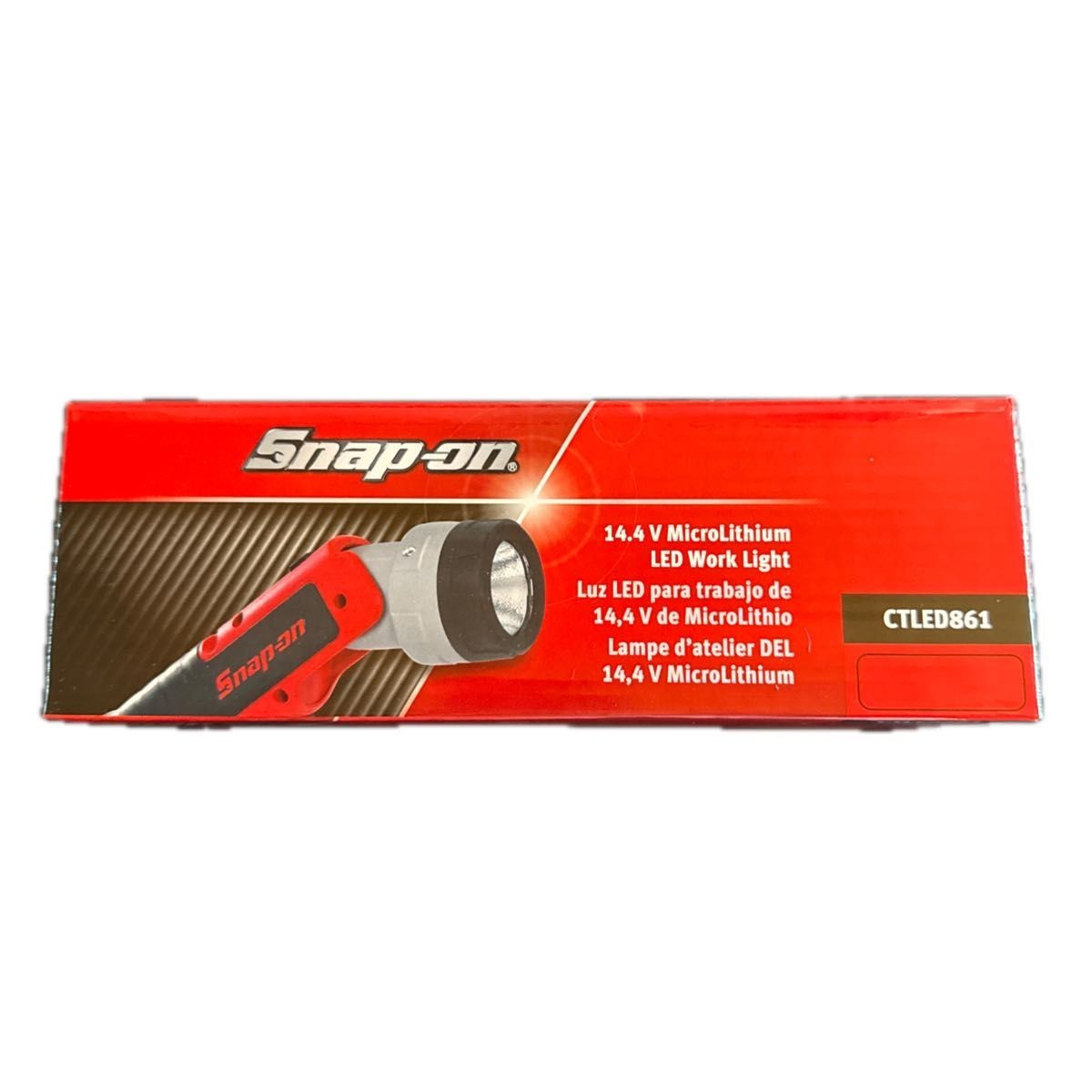 Snap-on / CTLED861 Rechargeable LED Work Light Red Unused in Box From Japan Rare
