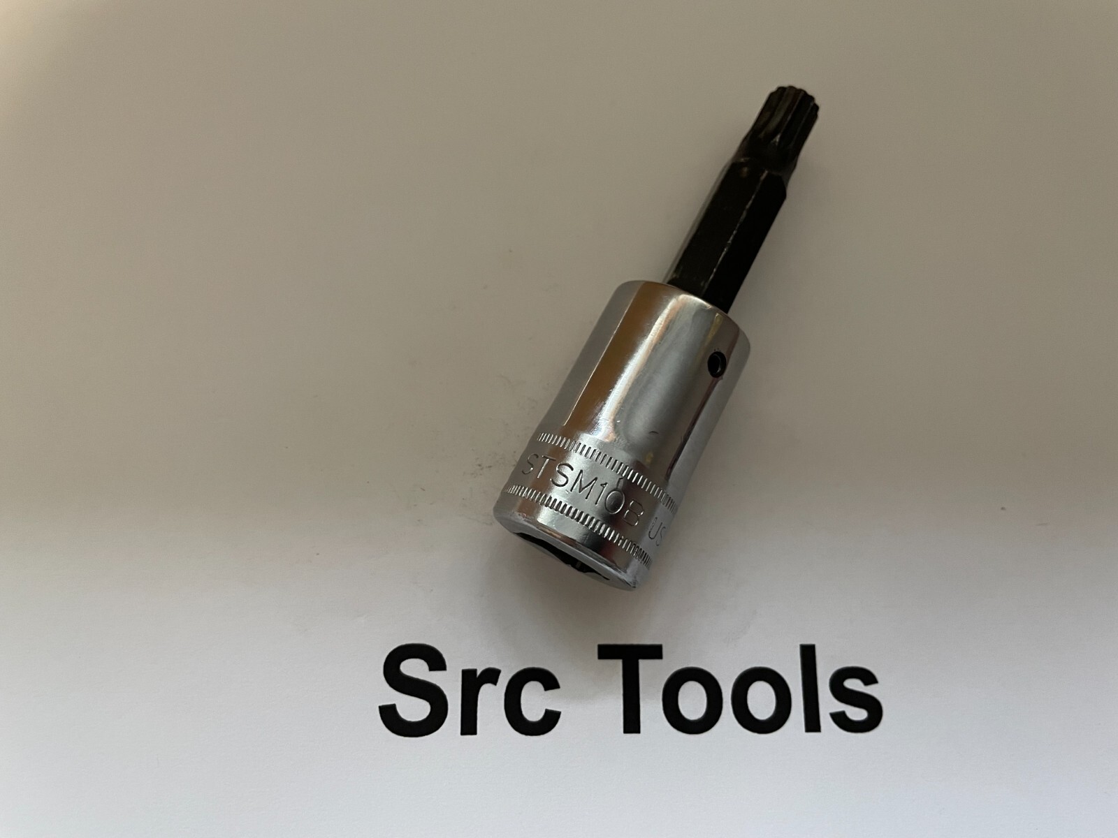 Snap-On Tools USA *MINT* 1/2″ Drive 10mm Metric Triple Square Bit Socket STSM10B