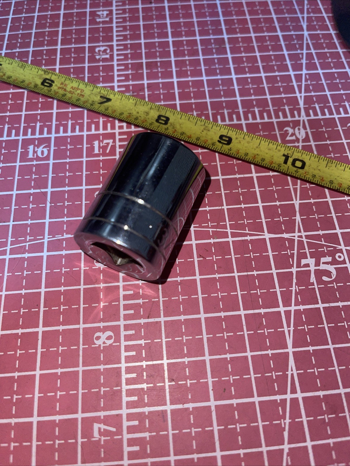 NOS S-K USA 40126 13/16 In SAE 1/2 Drive 12 Point Socket Vintage SK 1/2” 13/16”
