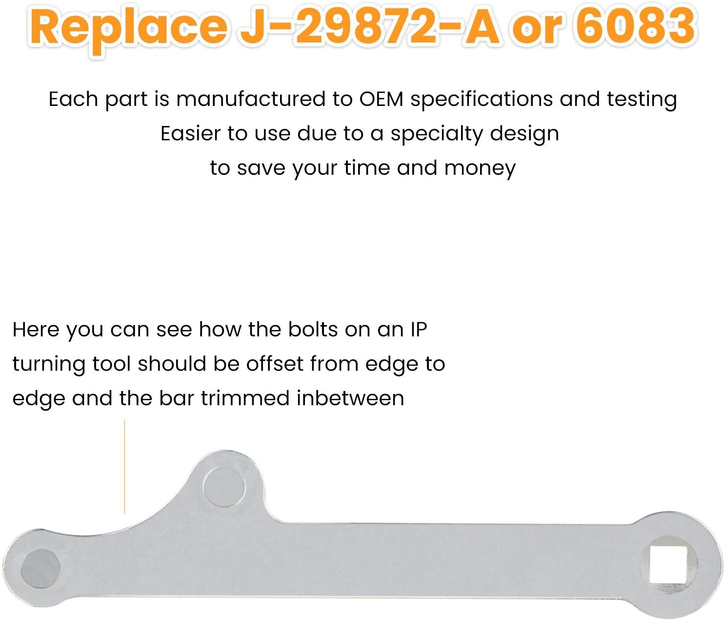 J-29872-A Diesel Injection Pump Adjusting Wrench for Diesel Engines 6.2L & 6.5L