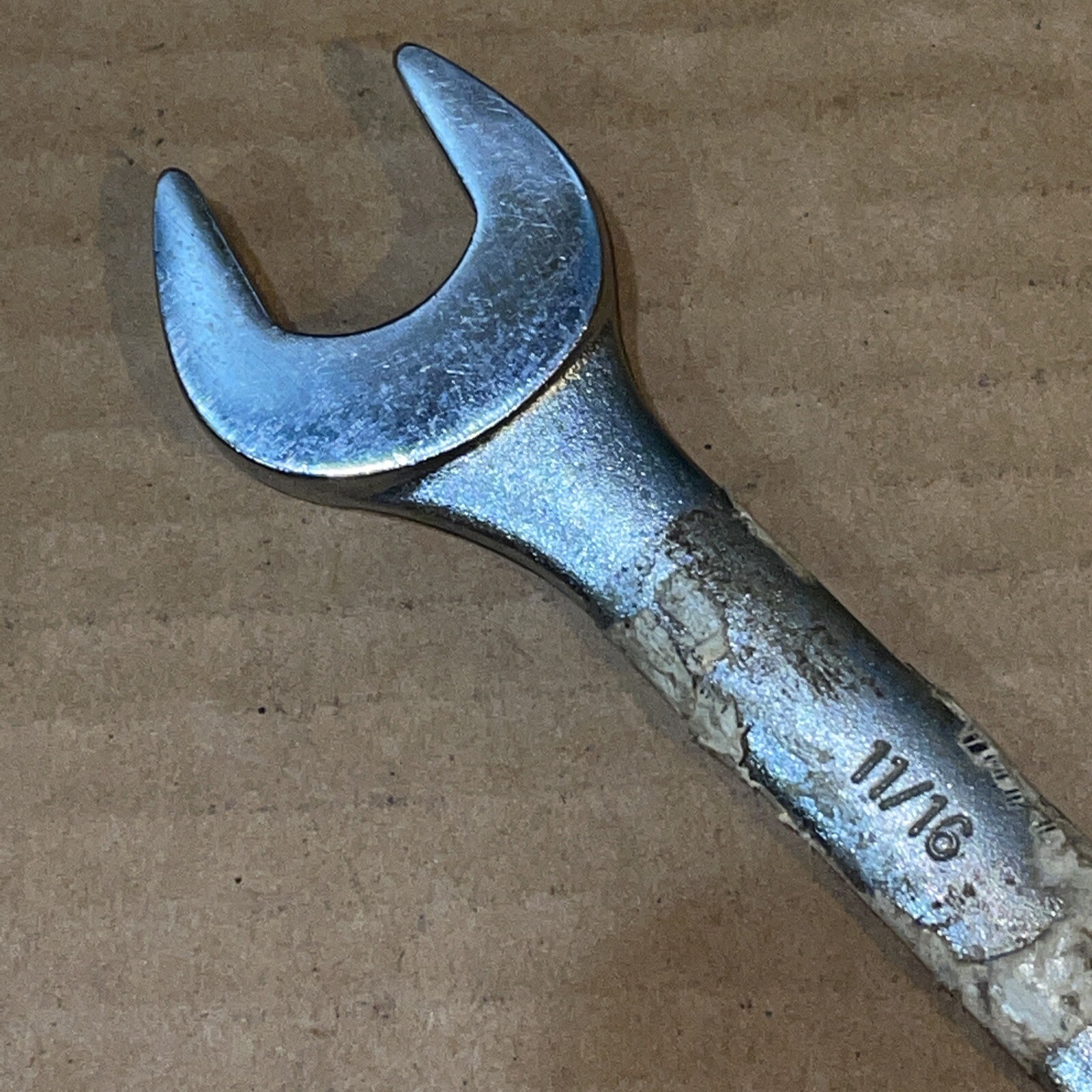 NOS Allen USA 21013 11/16 in X 13/16 in SAE Open End Wrench Vintage