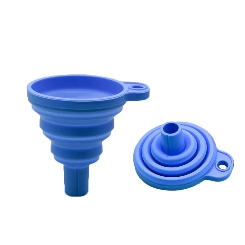 Foldable Silicone Car Engine Funnel for Engine Oil Petrol Washer Liquid