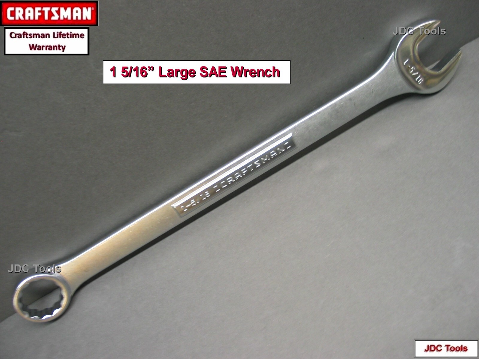 CRAFTSMAN Large 7 pc SAE Combination Wrench Set 12pt 7-8″ to 1 15/16″