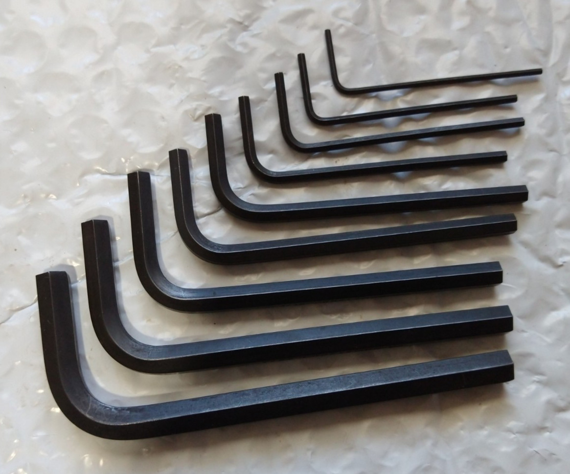 SEARS/CRAFTSMAN TOOLS 946802, ALLEN/HEX KEY SET, 9 PIECES.