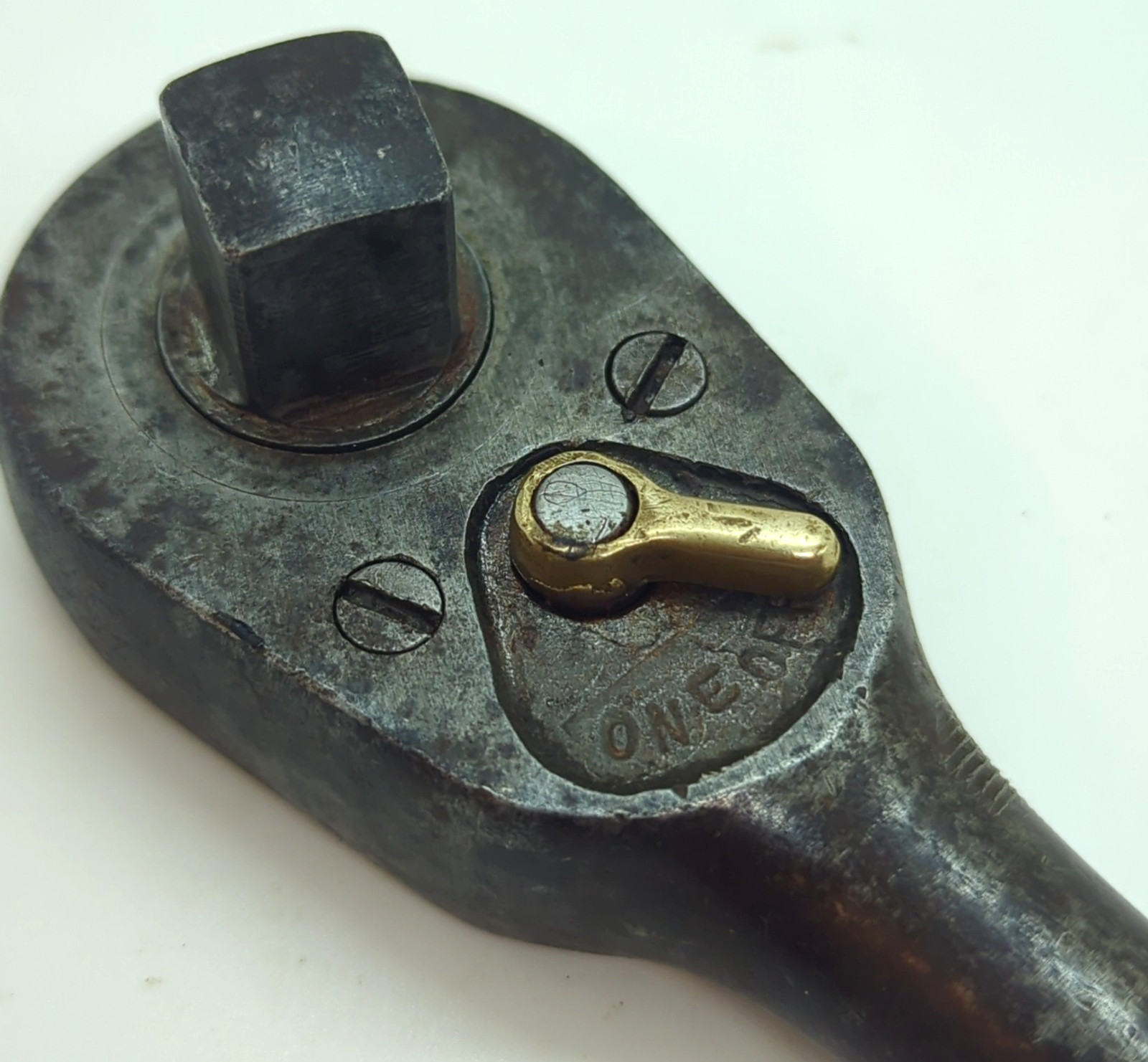 Vintage Snap-on 15″ Long 1/2″ Drive Ratchet 71-15 *USA* Broken Teeth – for Parts