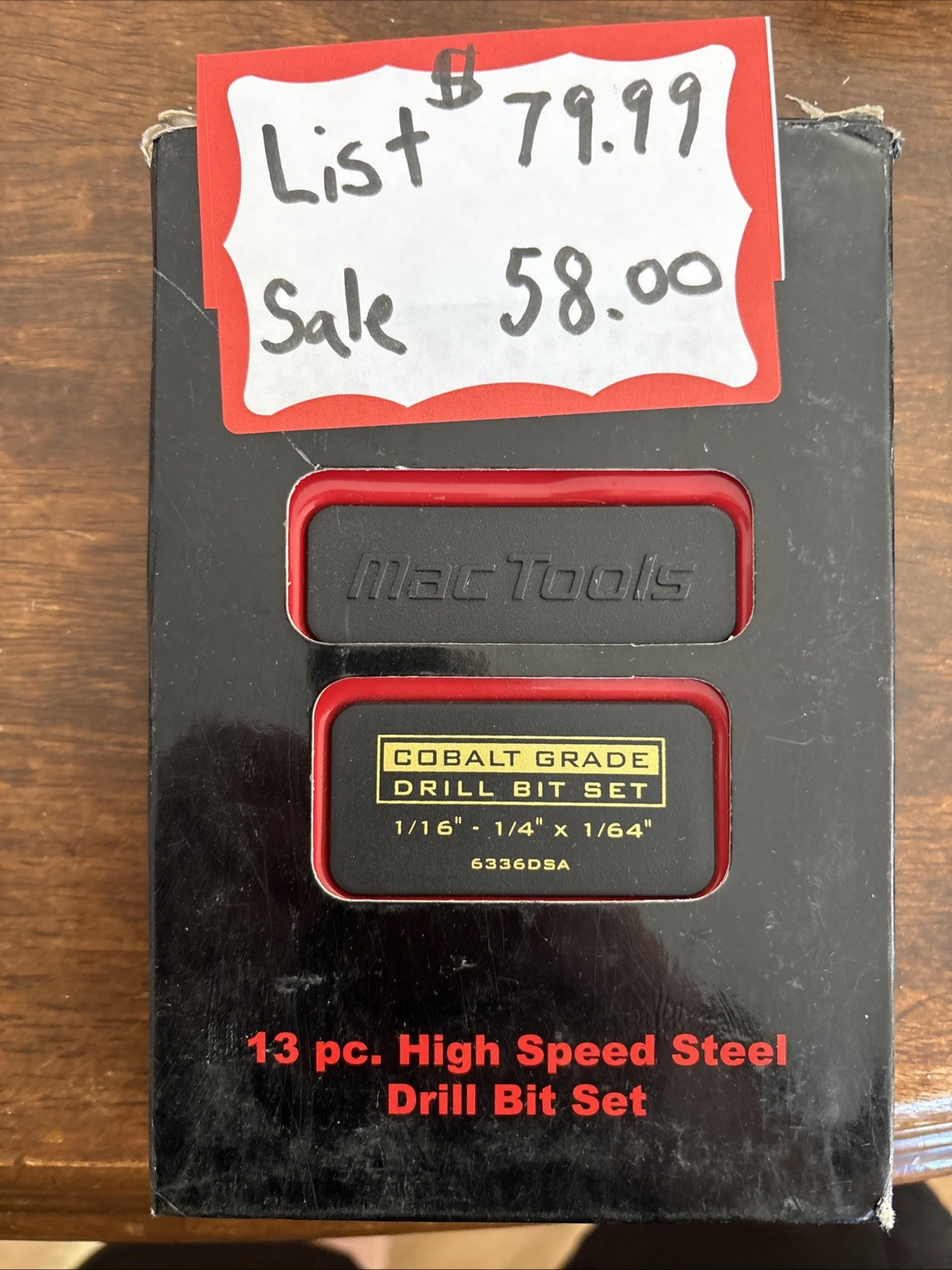Mac Tools 13 Piece High-Speed Steel Drillbit Set