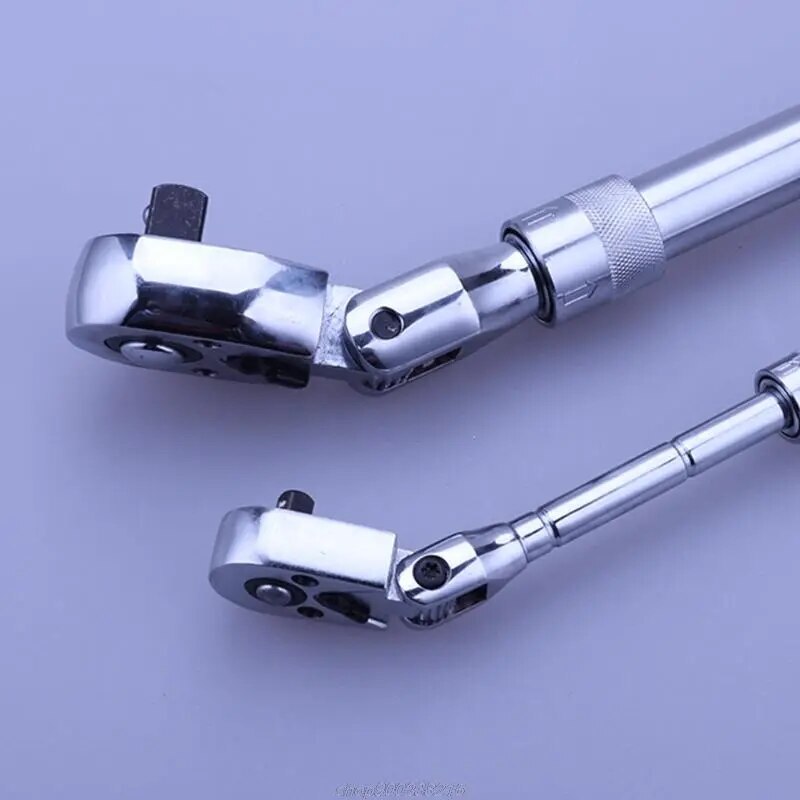 Flexible Head Carbon Ratchet Wrench Set – 1/4, 3/8, & 1/2-Inch Drives Extendable