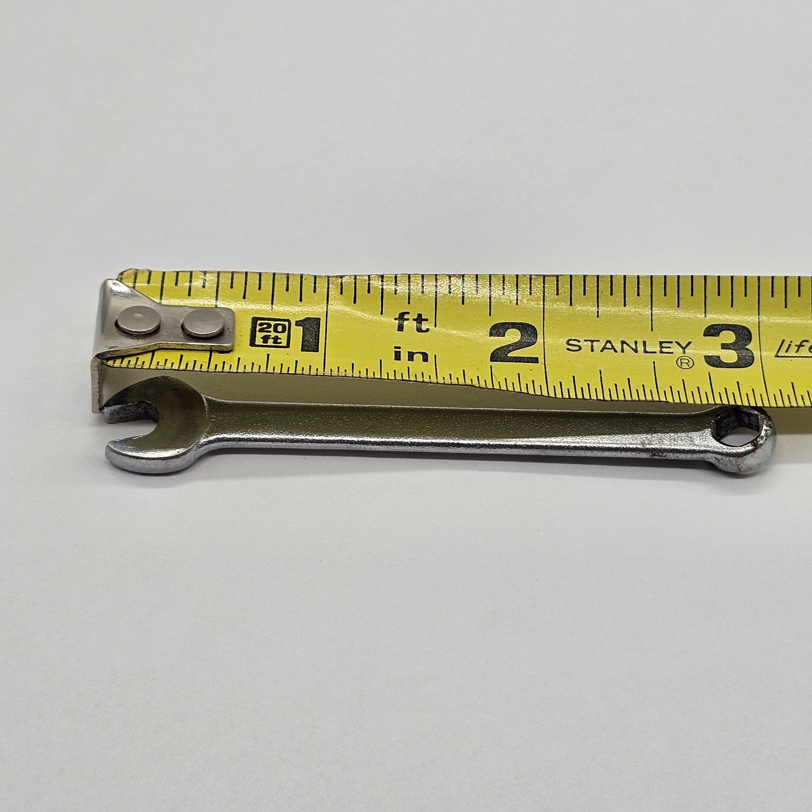 Vintage Proto 3/16 Short Combination Wrench 1206-E Chrome USA Made Hex 6 Point