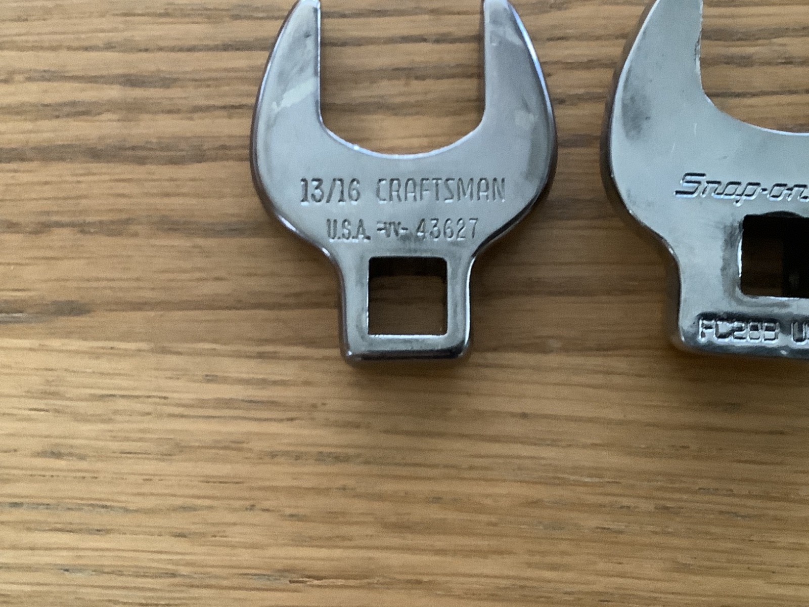 Craftsman And One Snap On 3/8″ Drive 3/8″-1” Crowfoot Wrench Set 15/16 Missing