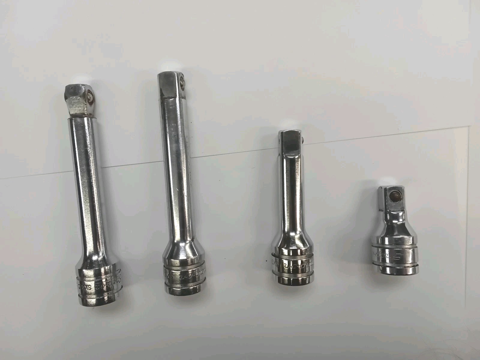 Lot of 4 Snap On Tools ½” Drive Socket Extension Bar- SXW5, SX5, SX3, SX2