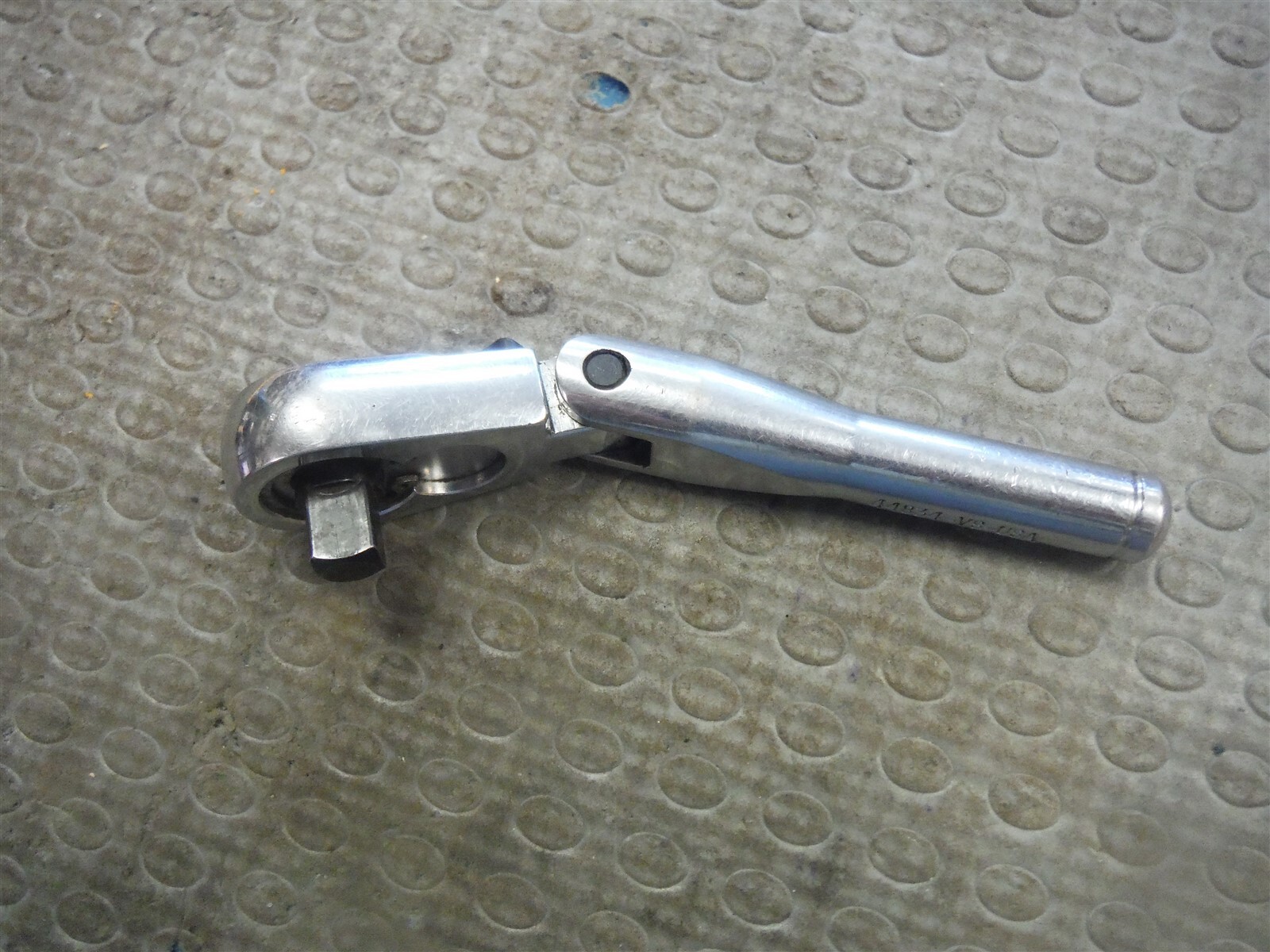 Craftsman Vintage USA 44834-VS Stubby flex ratchet 3/8″ dr. qwik release *R236
