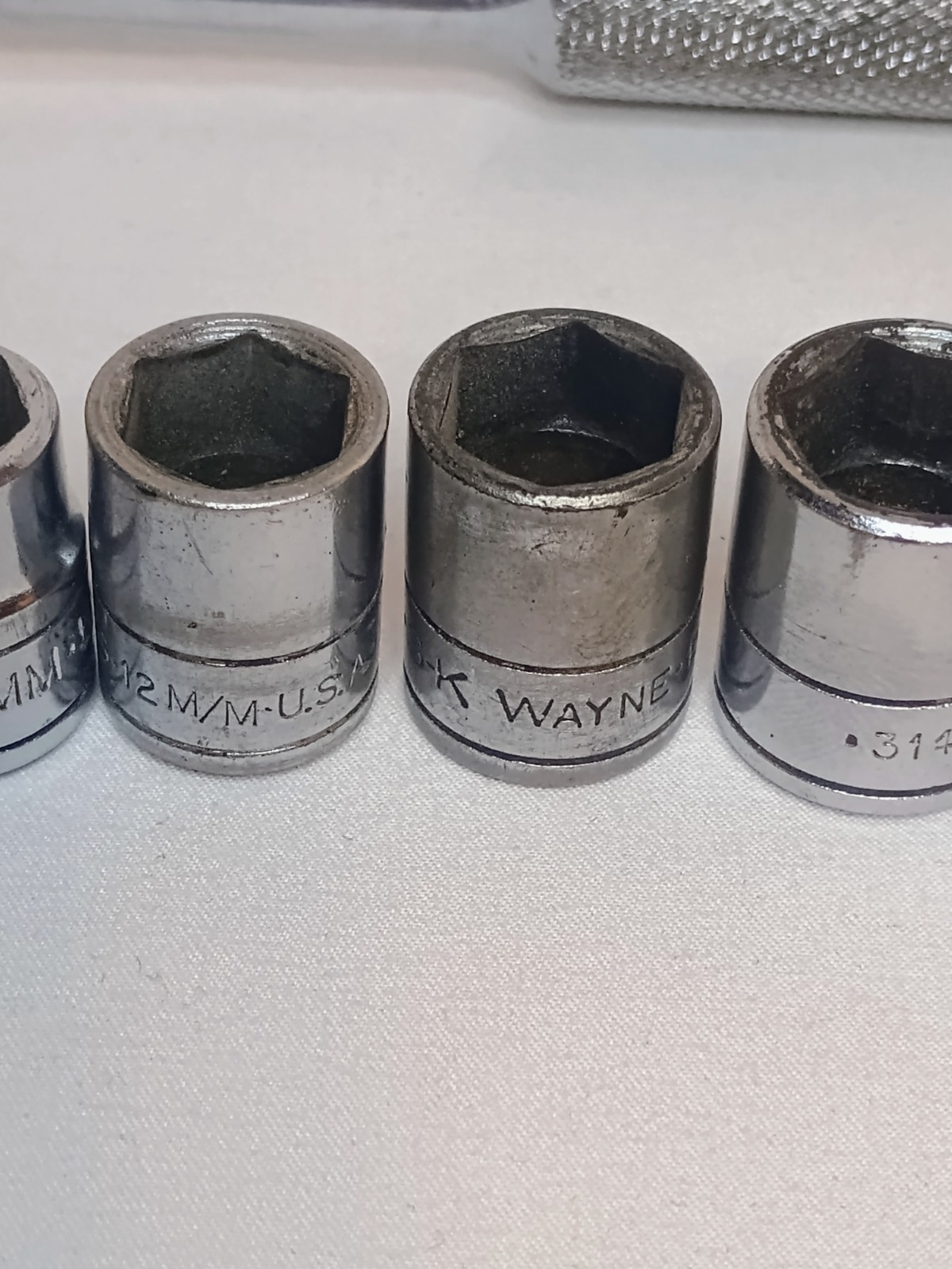SK S-K Tools 3/8” Drive Ratchet With 7,8,9,10,11,12,13,14,15,17 mm Sockets