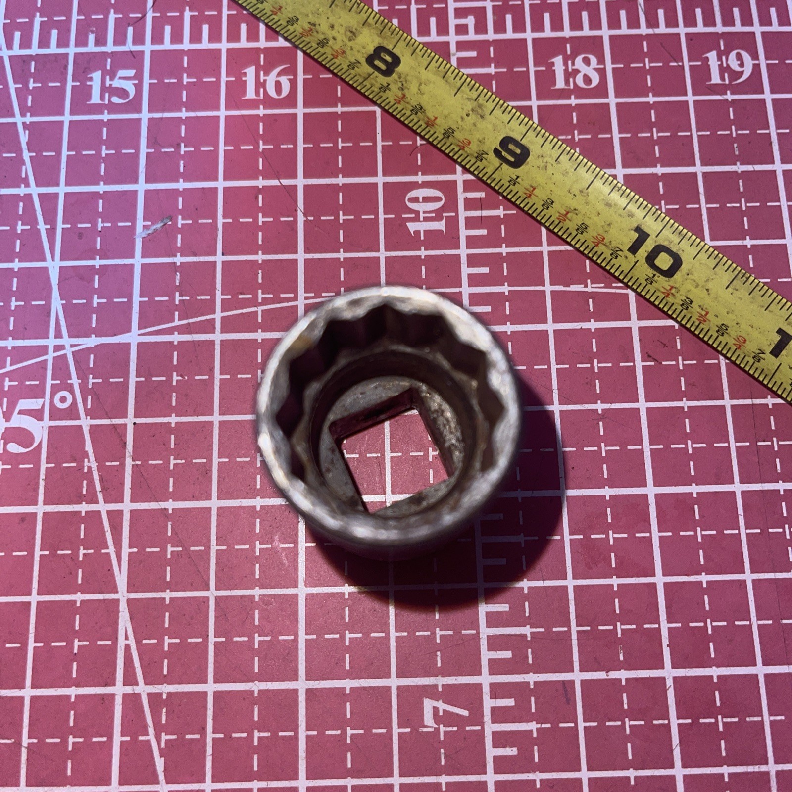 S-K USA 40126 13/16 In SAE 1/2” Drive 12 Point Socket Vintage SK 13/16” 1/2