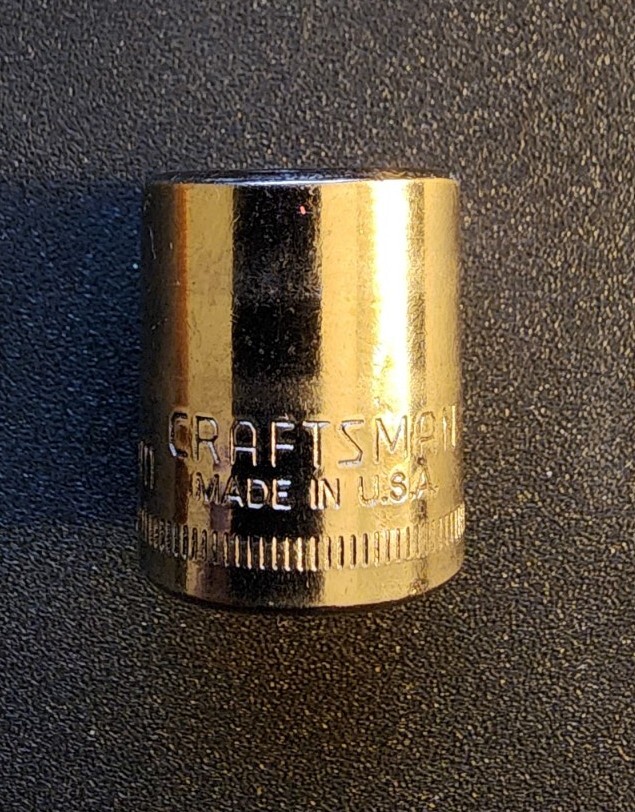 Craftsman USA 13mm Socket 6 Point 1/4″ Drive Inverted -G2- 43514