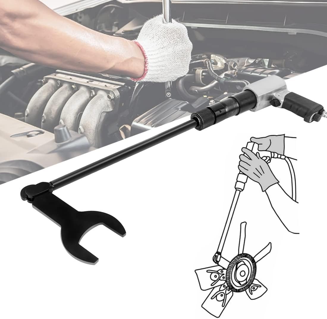Pneumatic Fan Clutch Removal Tool Kit for Jeep, Ford, GM, Chrysler, Dodge Ram
