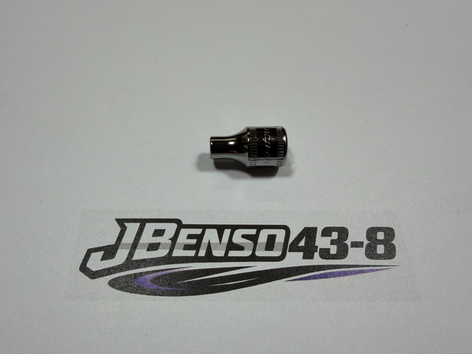 Snap-On Tools USA NEW 1/4″ Drive 4mm Metric 6pt Shallow Chrome Socket TMM4