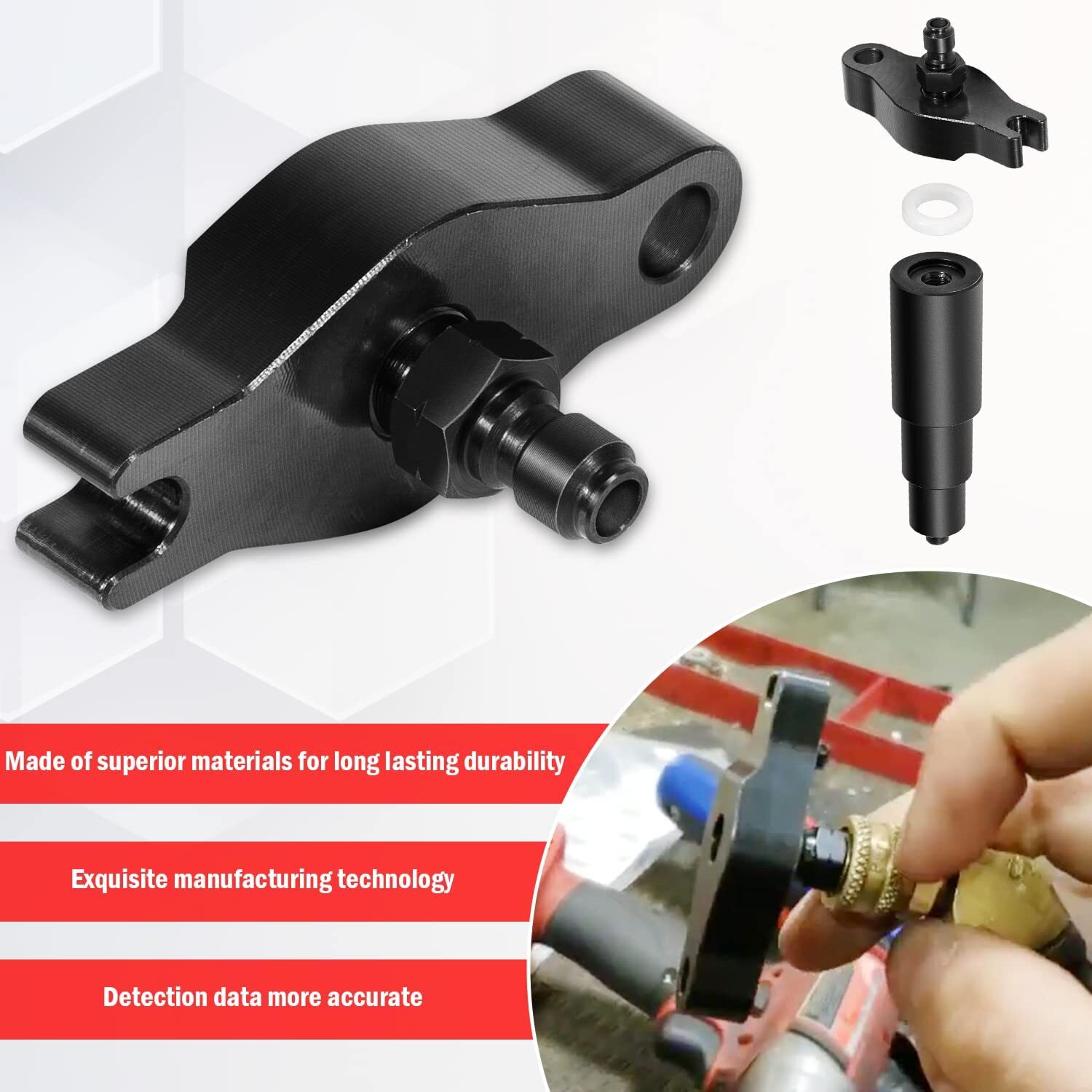 For 1998-2002 Cummins ISB 5.9L TU-15-26 Diesel Compression Test Injector Adapter