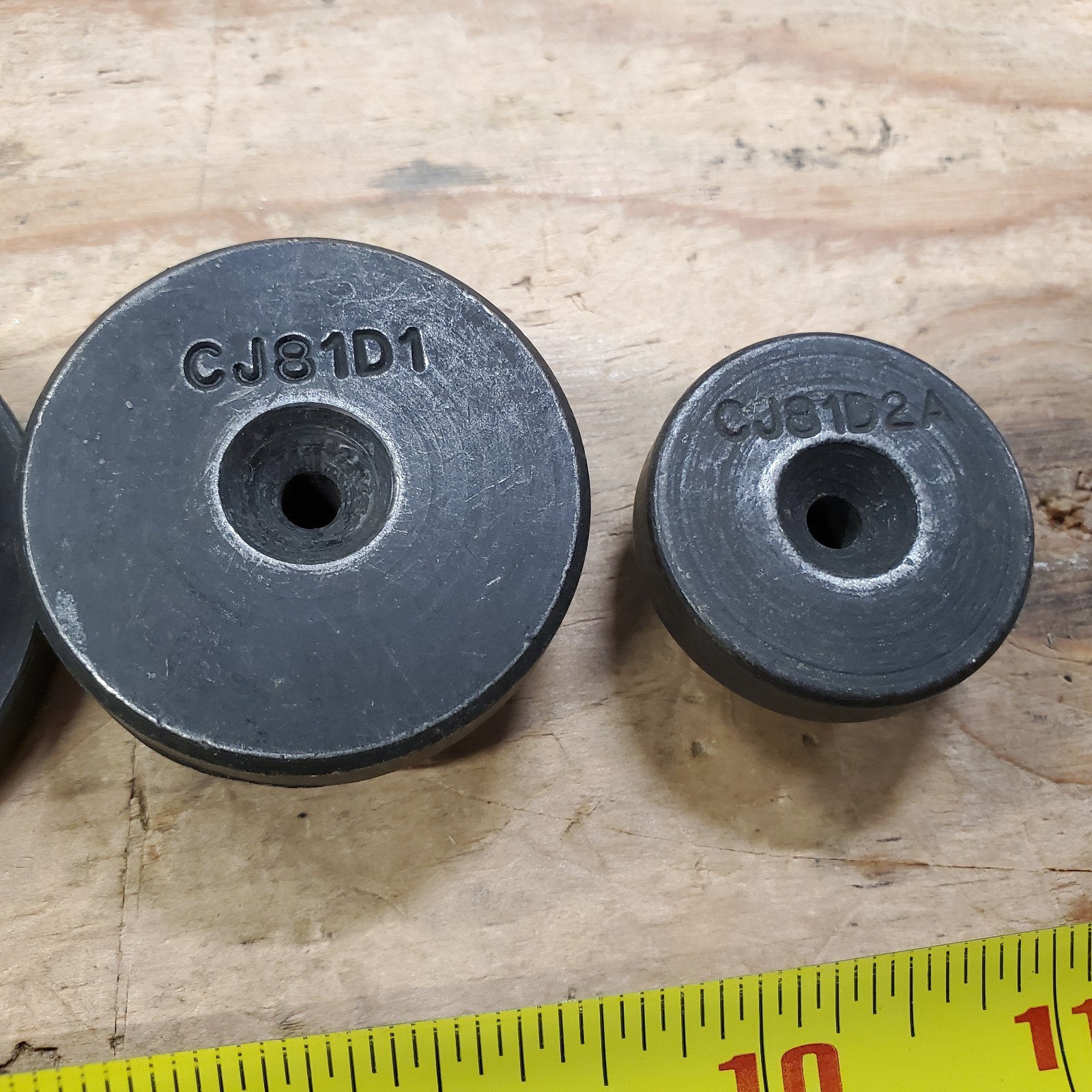 Snap-on Tools Puller Centering Point Bearing Adapter 5 Piece Set Step Plates