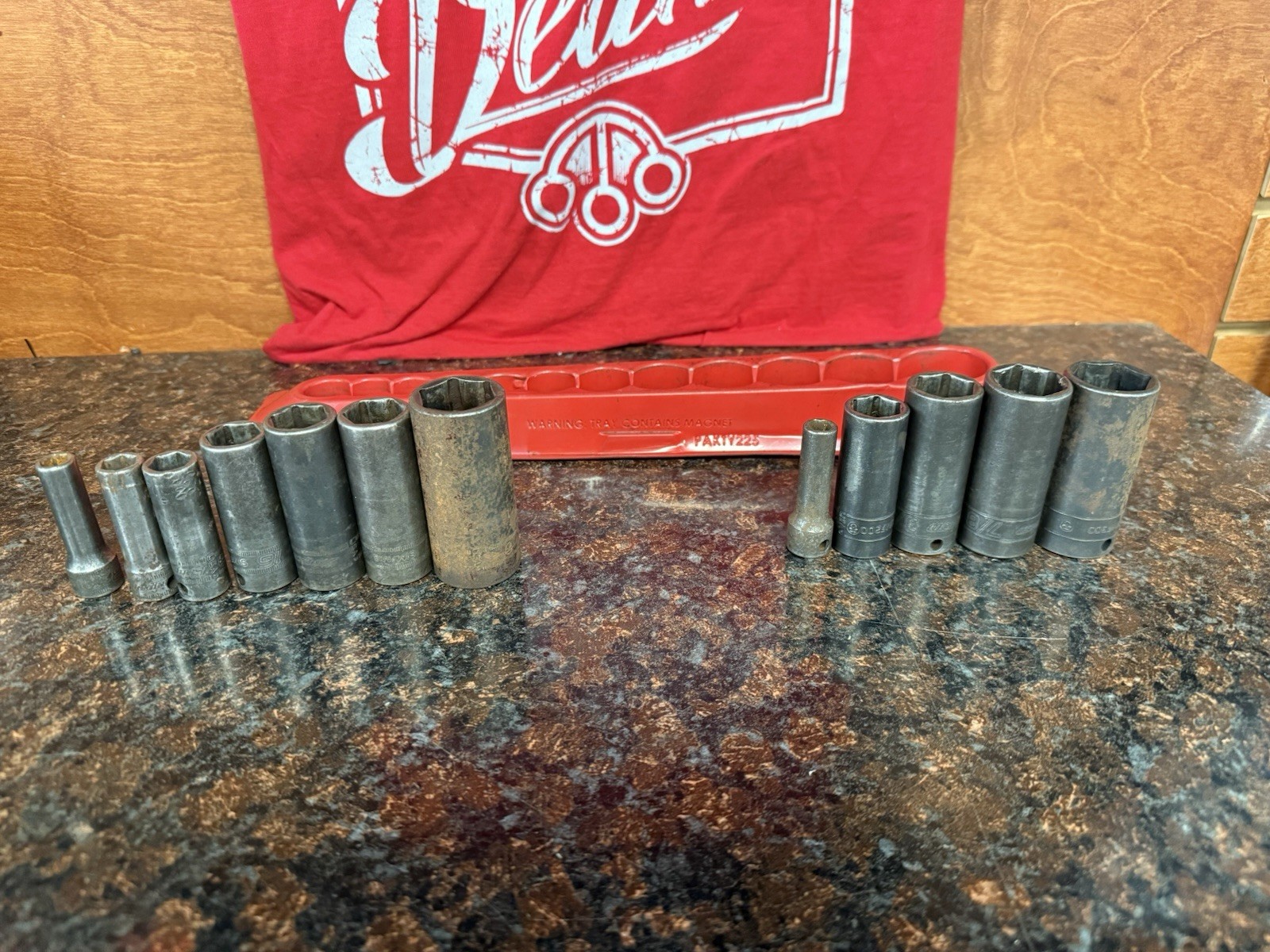 Snap-On IMPACT Socket Set 3/8 Drive SAE AND METRIC (LOOK) PAKTY225 SIMF(M)