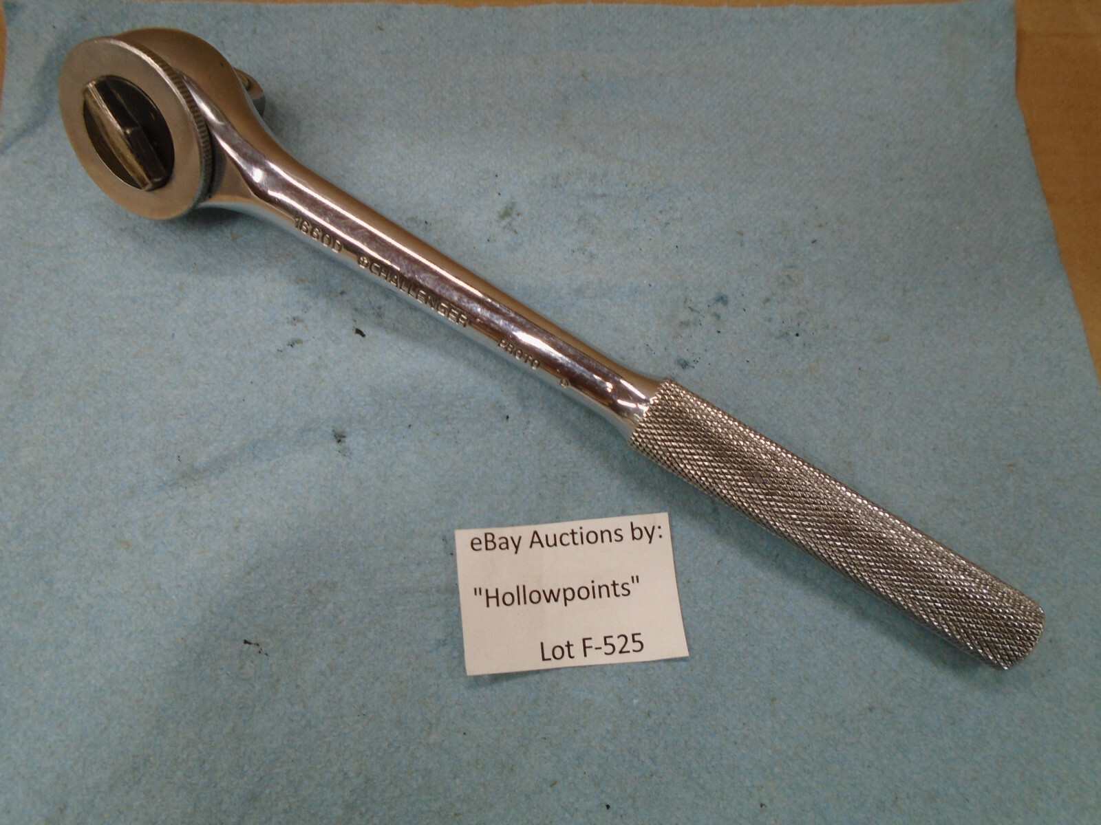 Challenger PROTO 1660D Ratchet 1/2″ Drive w/ Knurled Speeder Head F525