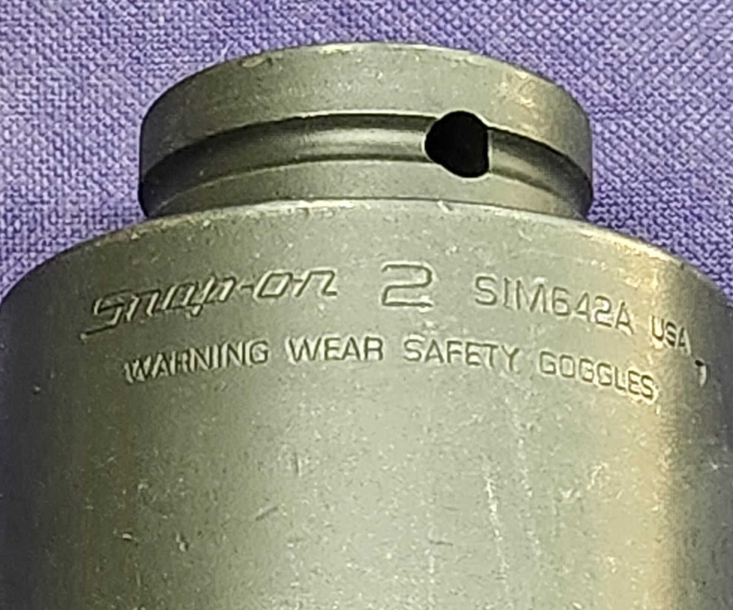 Snap-on Tools SIM642A 3/4″ Drive 6-Point SAE 2″ Deep Impact Socket USA