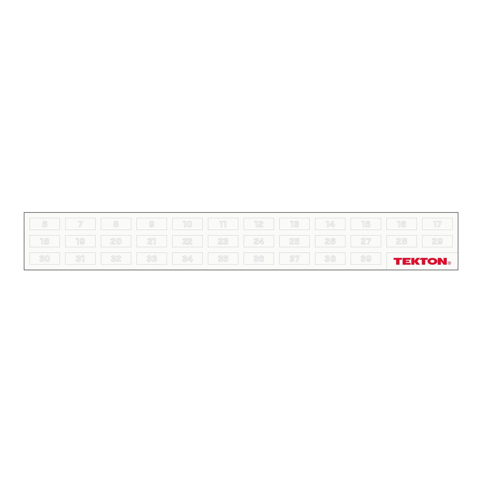Tekton WCB95202 Combination Wrench Set, 19-Piece
