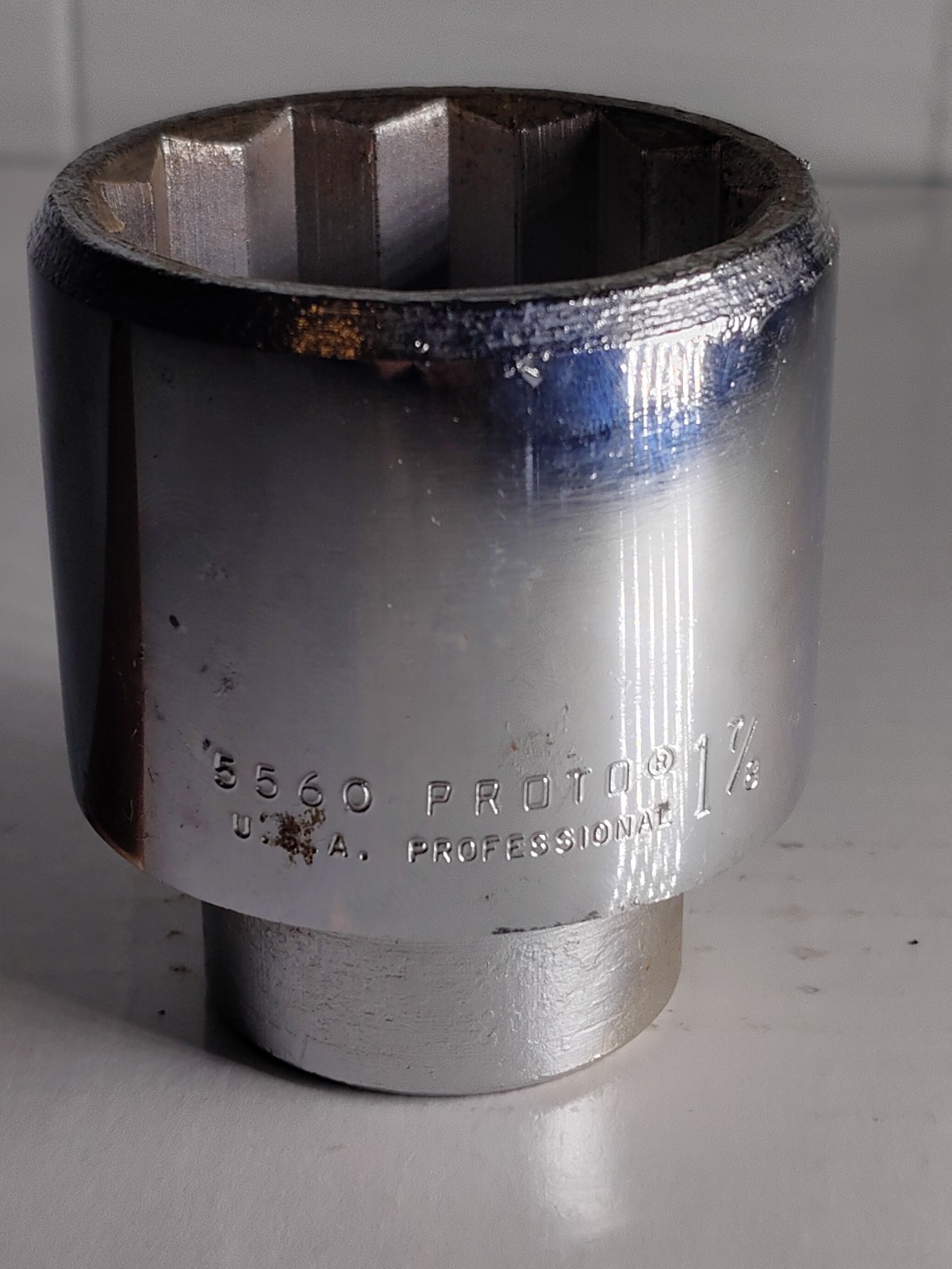 Proto Professional 5560 1-7/8″ 12 Point Socket 3/4″ Drive Made In USA