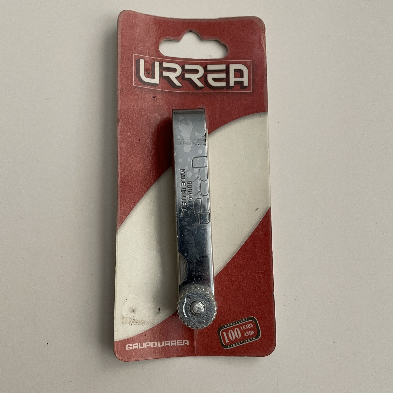 URREA 000AA – 25 Blade Feeler Gauge Folding Measuring Tool Stainless Steel