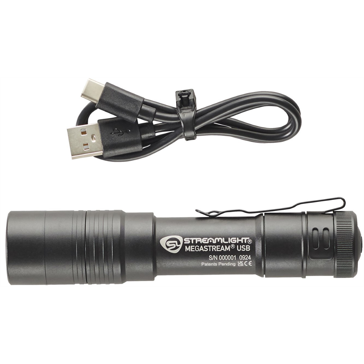 Streamlight 66210 Megastream USB Rechargeable Flashlight 1800 Lumens SL B34