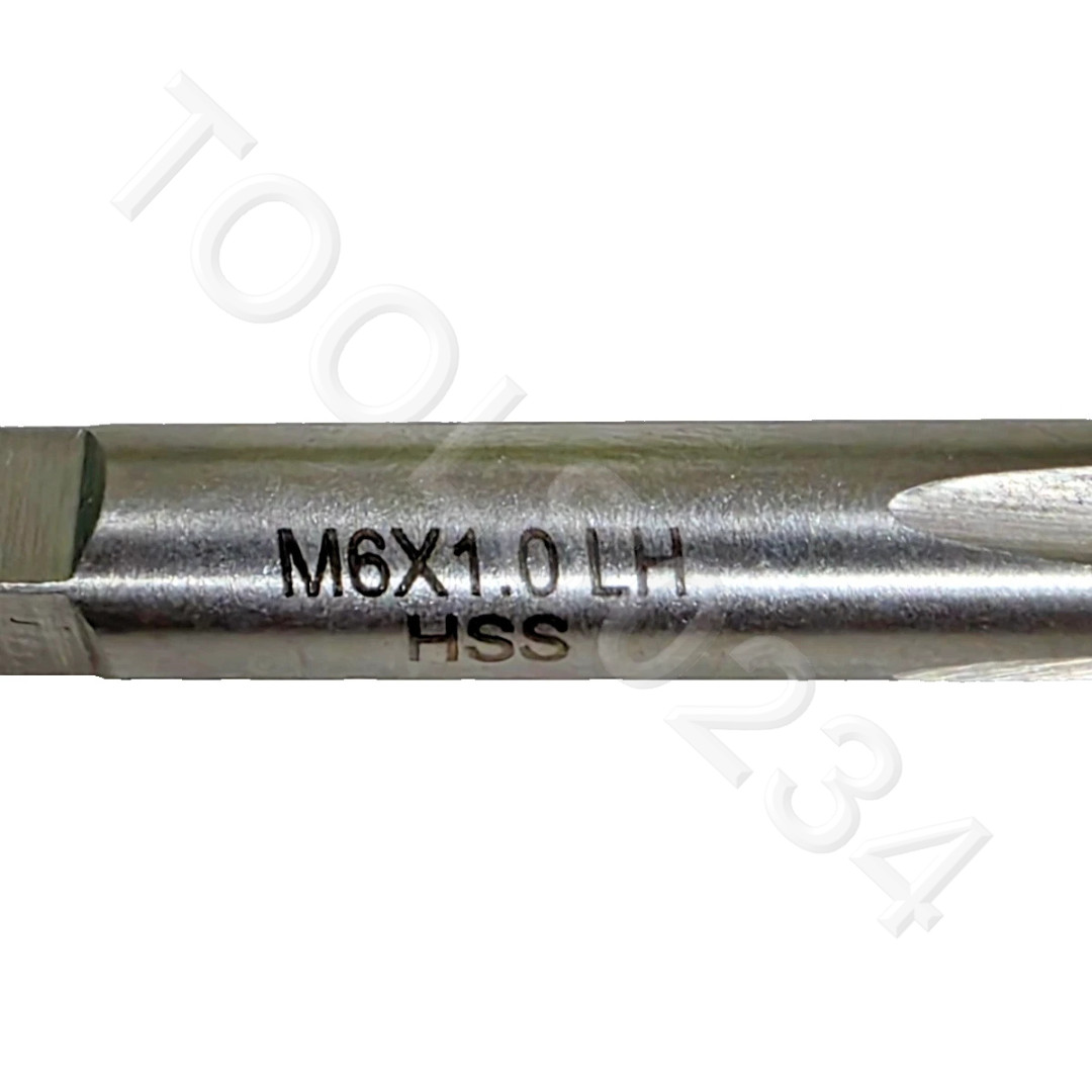 M6 x 1.0 LEFT HAND Plug Tap Hand Alfa HTLM81120 6MM HSS 4FL LH Metric