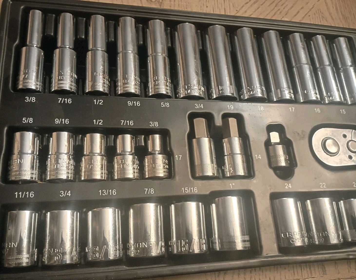 Craftsman Tools 40pc 1/2″ Drive 12-point Socket Set