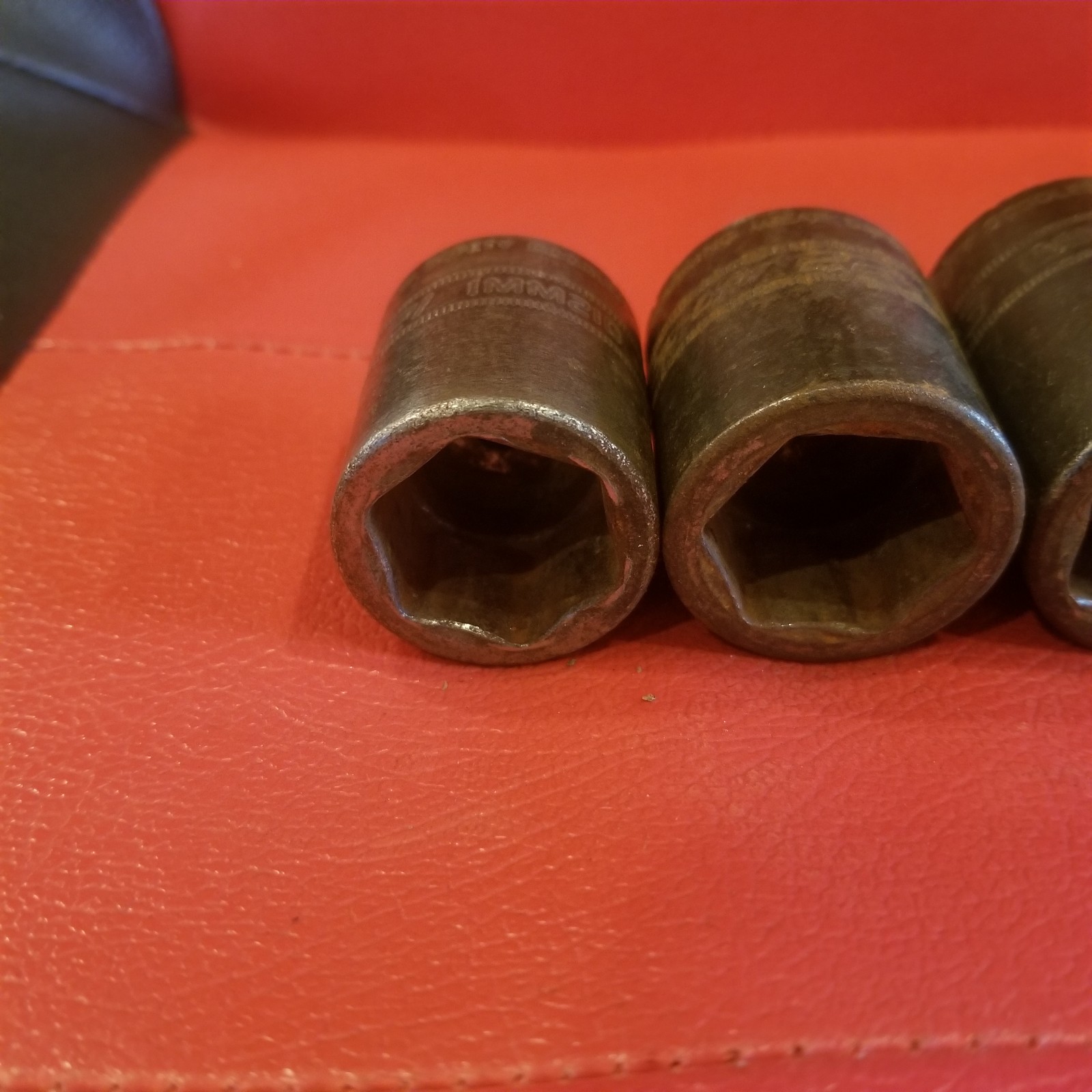 Snap On 1/2 Drive 4pc Impact Socket Set Lot 21mm-24mm IMM210-IMM240