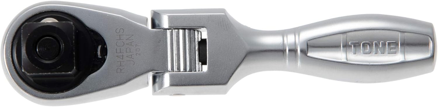 TONE RH3FHS 3/8″ Drive Short Flex-Head Ratchet Handle Socket Hold JDM Tool NEW