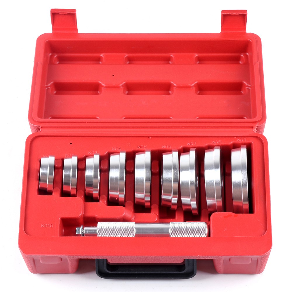 10pc Aluminum Wheel Bearing Race And Seal Driver Master Tool Kit Set