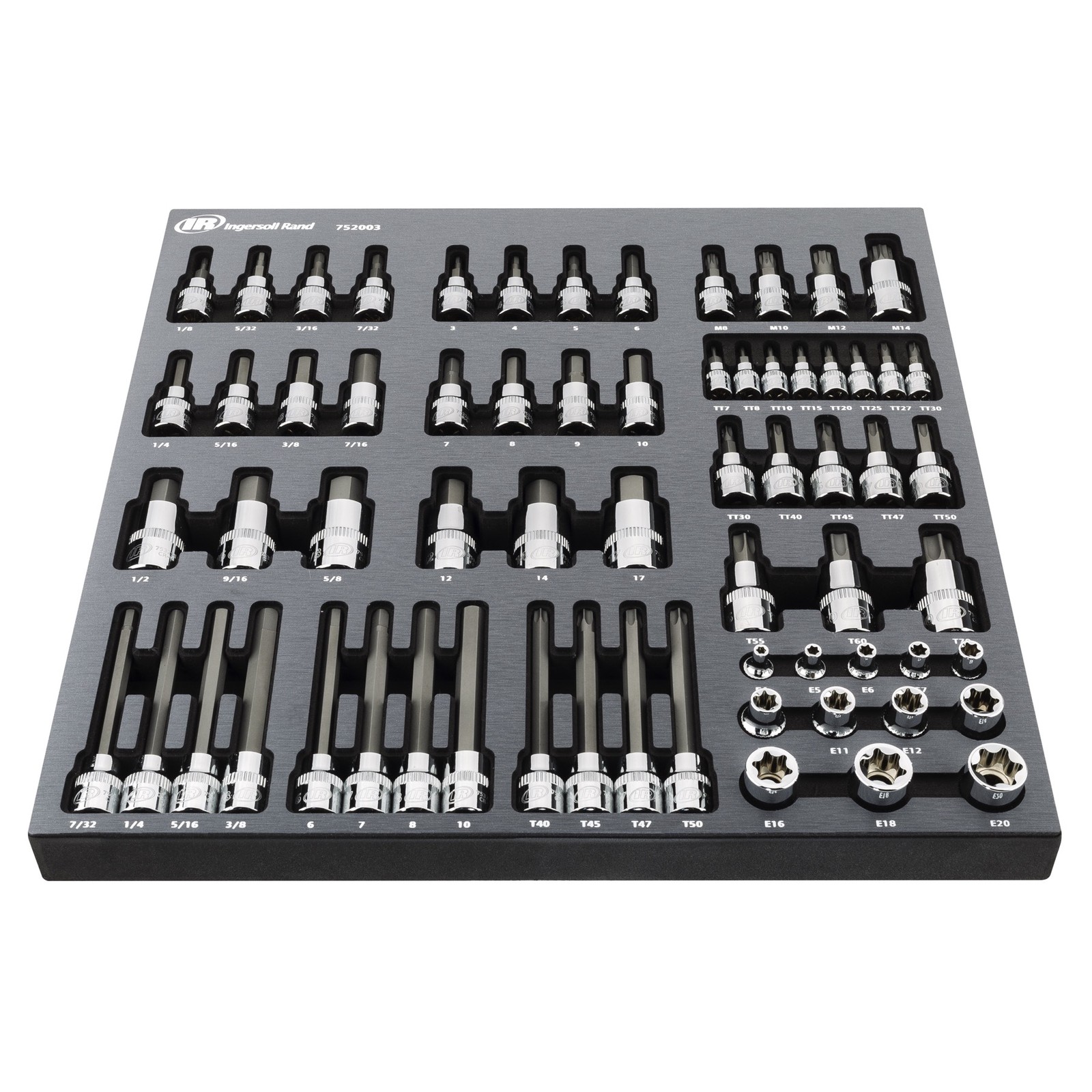Ingersoll Rand 66 Piece Master Torx and Specialty Bit Socket Set – 752003