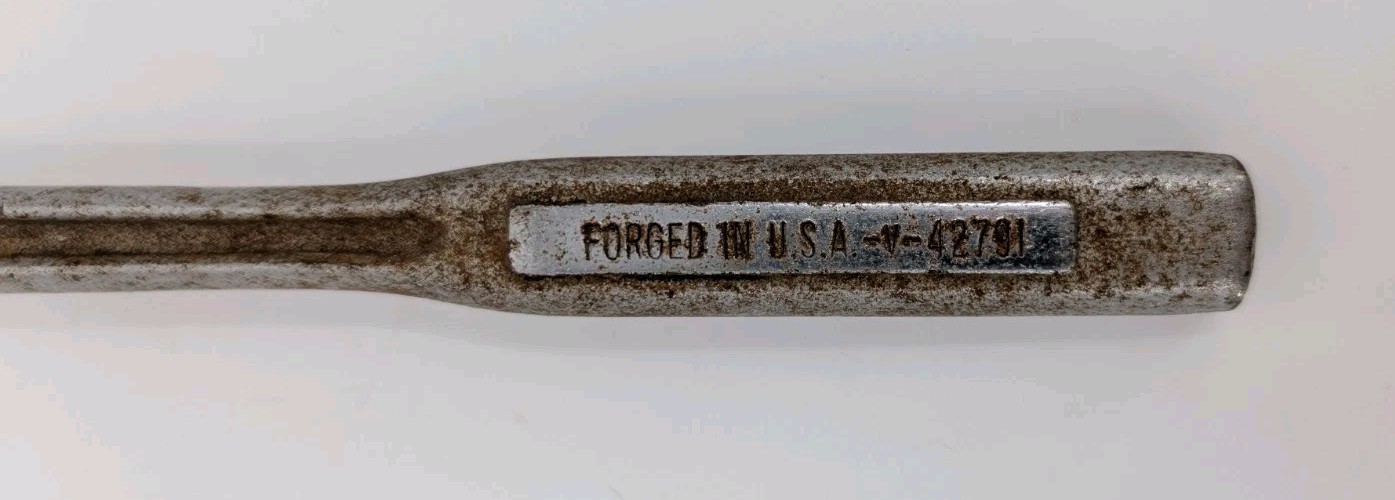 Vintage CRAFTSMAN 3/8 Inch Drive Flex Head Ratchet No. -V-42791 Forged In USA