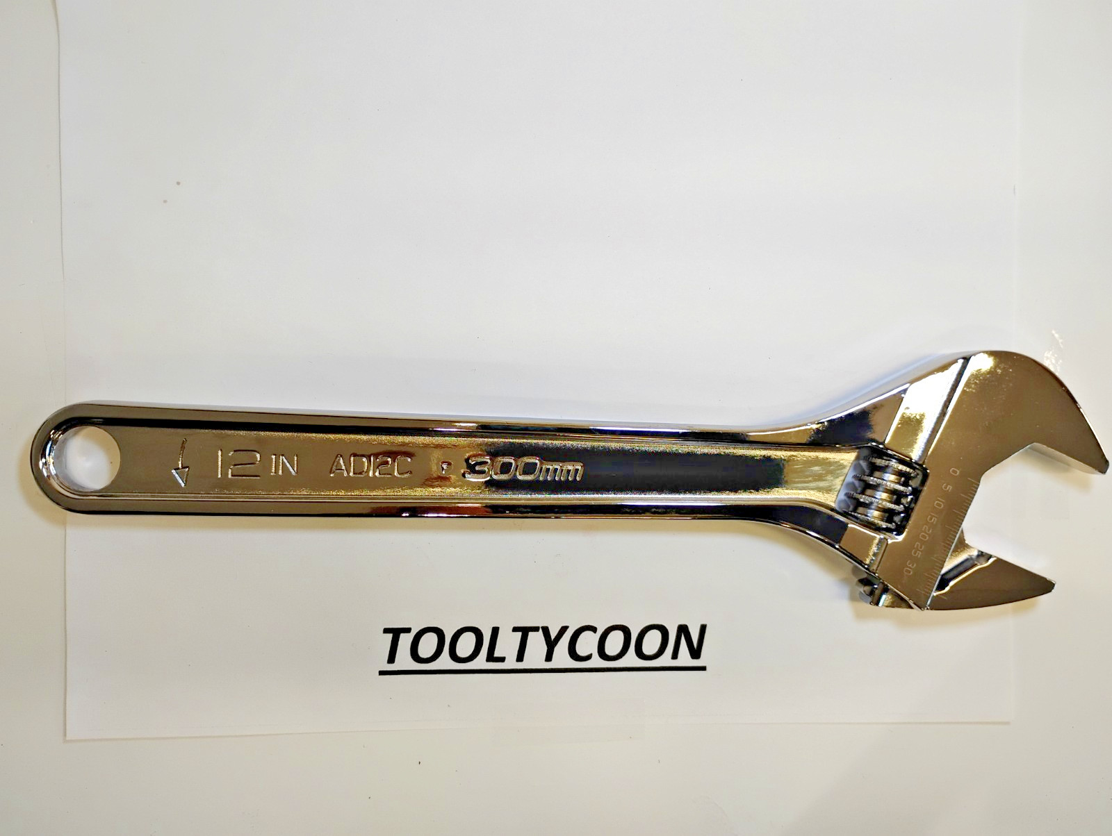 Snap-On Tools SPAIN NEW 12″ ADJUSTABLE Wrench Chrome AD12C