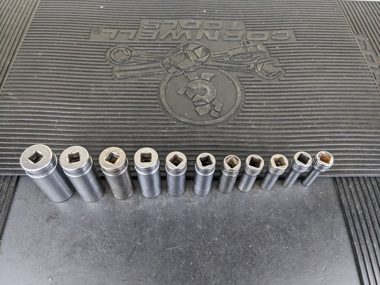 #bg229 Snap on Tools 211SFSY 3/8″ Drive Deep Chrome Socket Set Socket Set