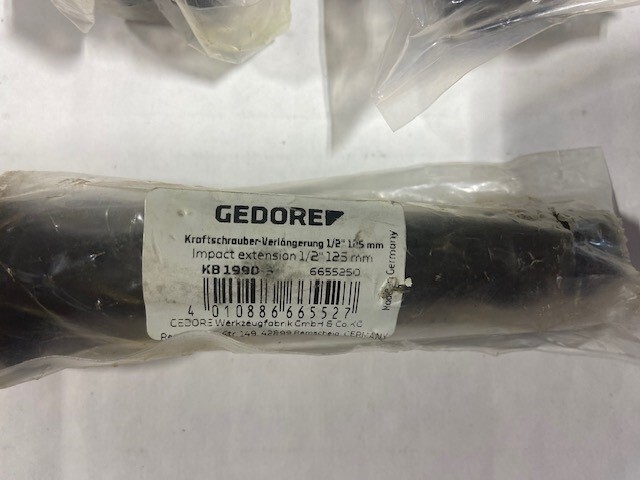 Gedore 14 piece Impact Socket Set 1/2″ Drive, Metric Plus Canvas Bag- NEW