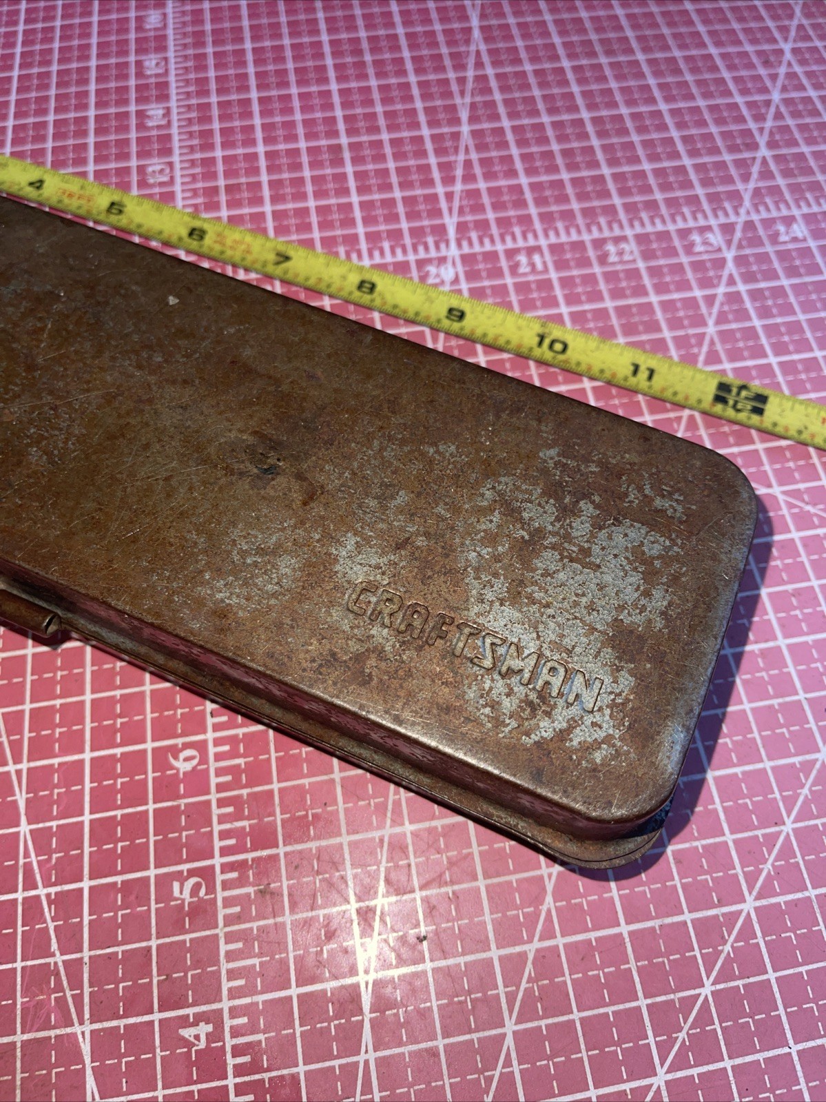 Vintage Sears Craftsman USA V Series 3/8 Drive Metal Case Only