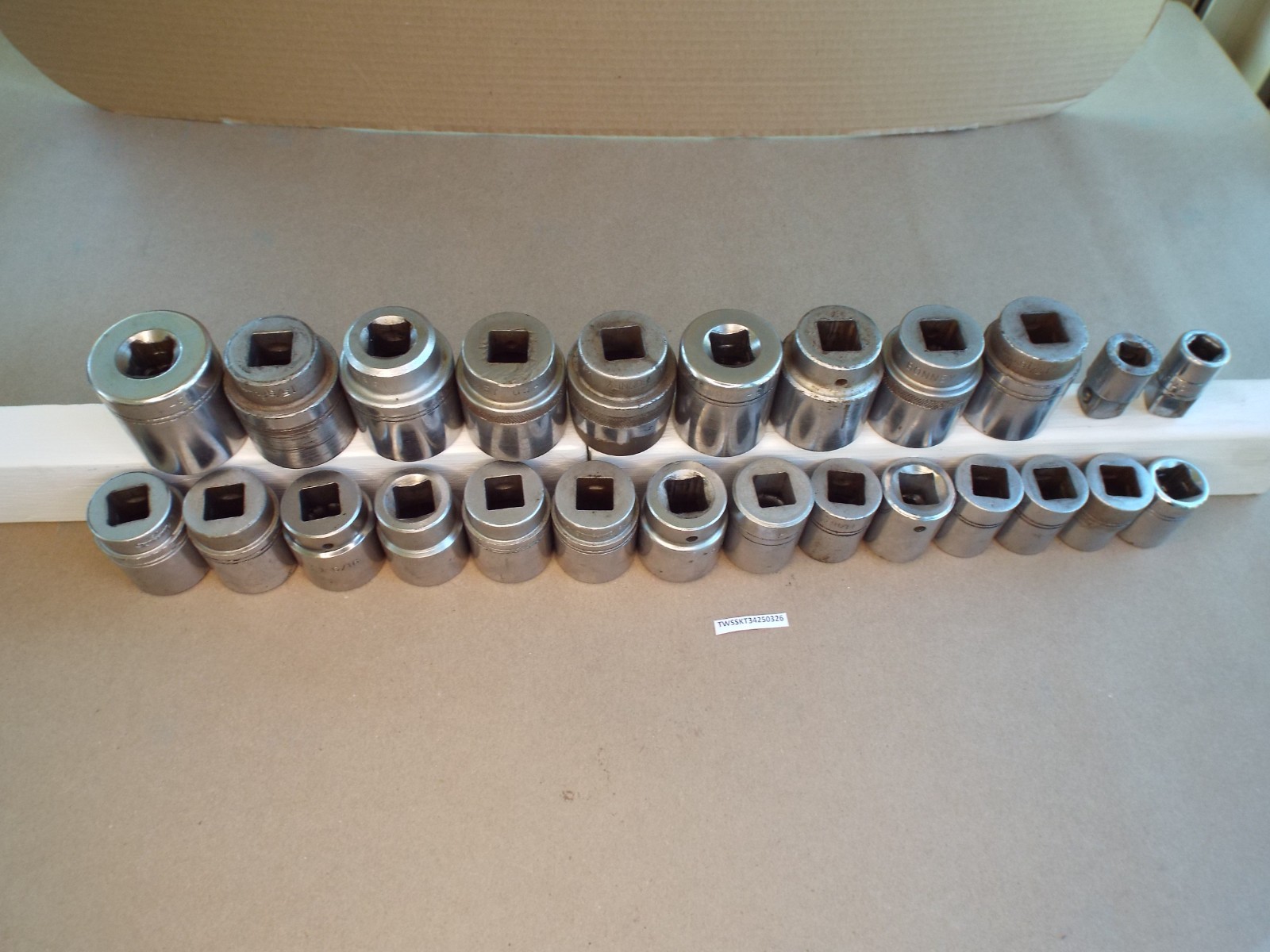 VTG 25 Pc 3/4″ Dr USA Socket Williams Proto Bonney Etc.. 7/8 – 1-5/8 Work (Read