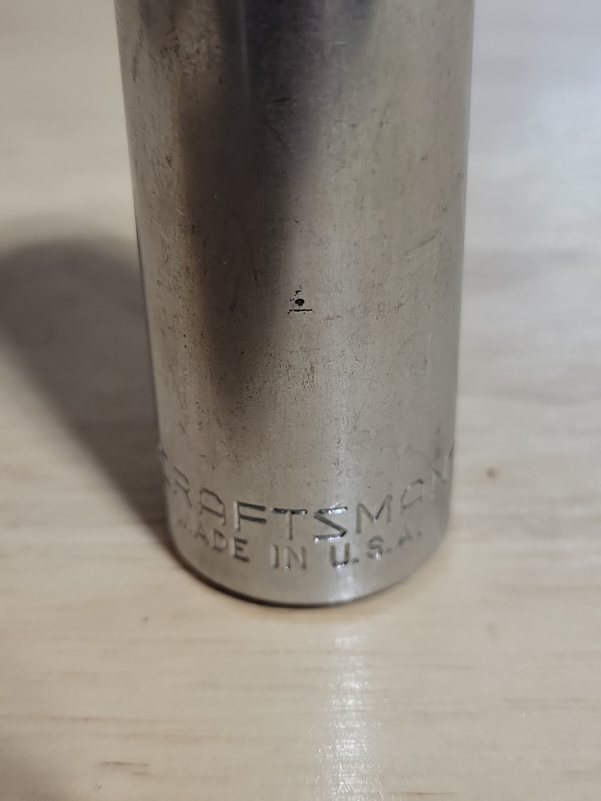 USED CRAFTSMAN 3/8″ DRIVE 6 POINT 15MM DEEP SOCKET 44432 GOOD CONDITION!