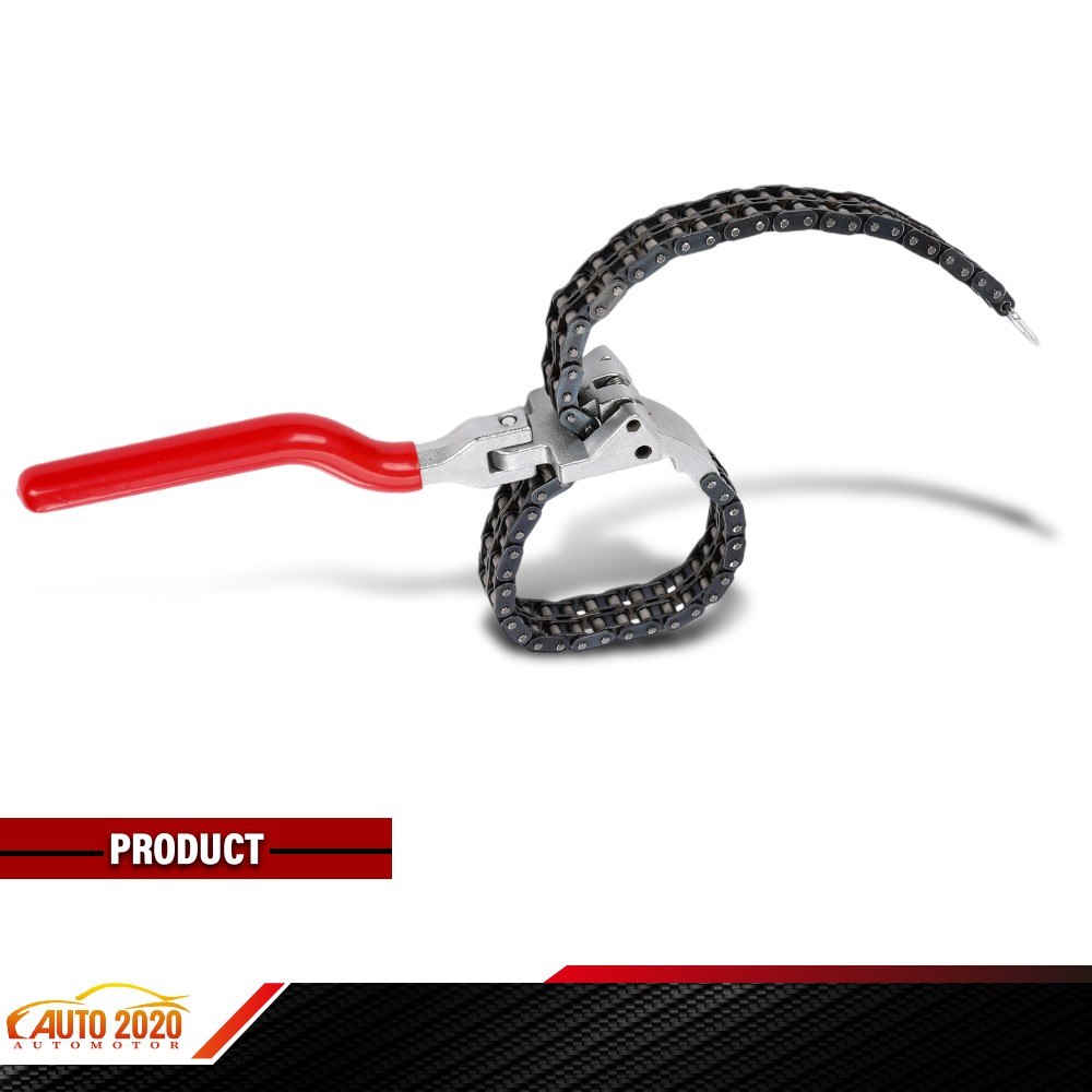 60-160mm Heavy-Duty Ratcheting Chain Wrench Oil Filter Change Pipe Fittings