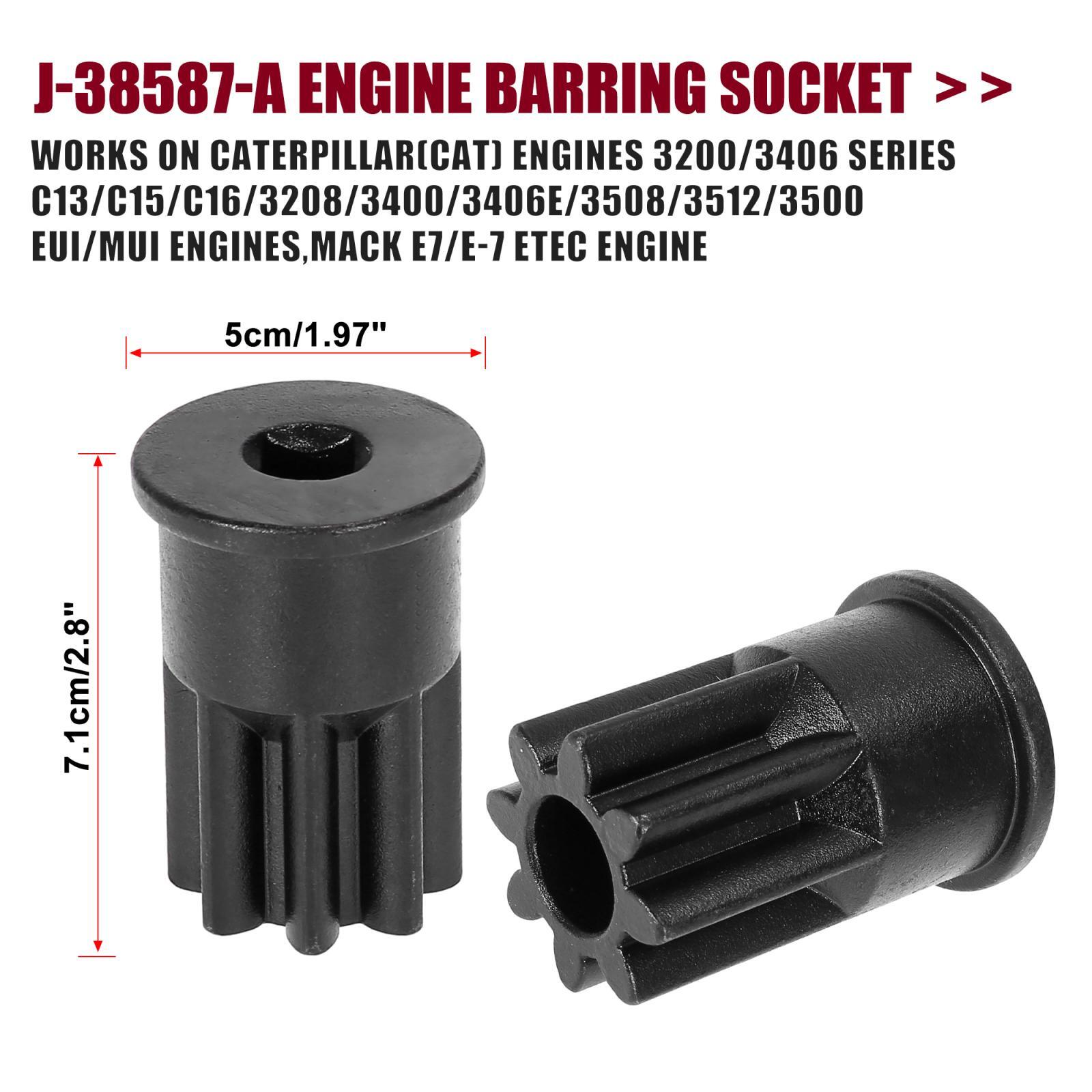 Injector Height Adjust Tool Engine Barring Socket Set for Cat 3406E C-15 C-16