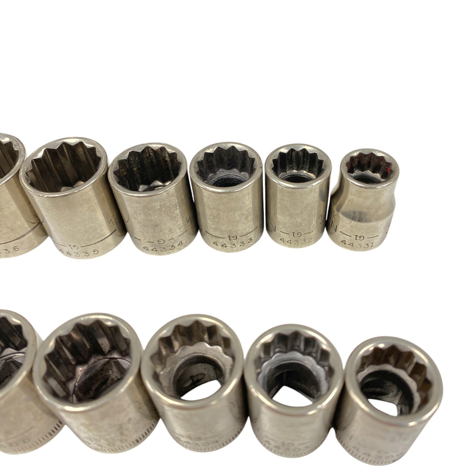 Craftsman 12 Point Metric SAE Standard and Deep Socket Set Made in USA, 21 Pcs